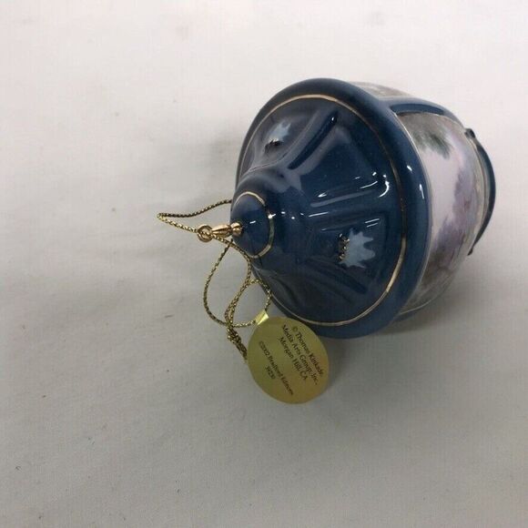 Thomas Kinkade Bradford Editions Heirloom Ornament Lite Cover Fox Glove Cottage - Picture 3 of 7